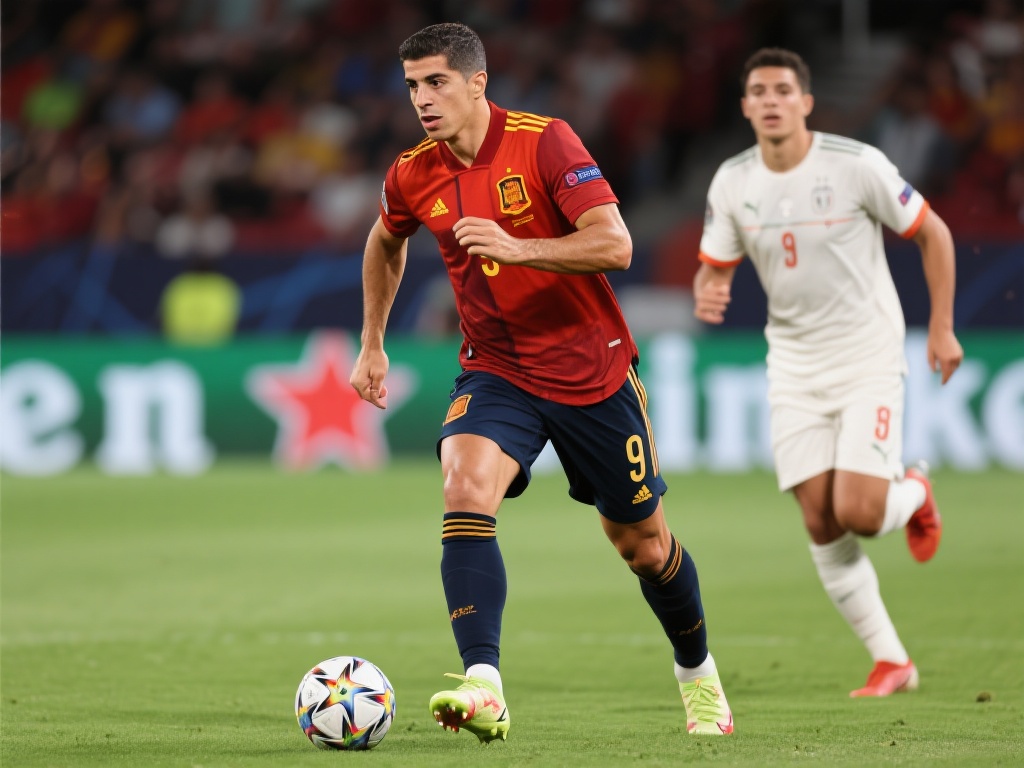 莫拉塔作为西班牙锋线上的老将，近年来展现