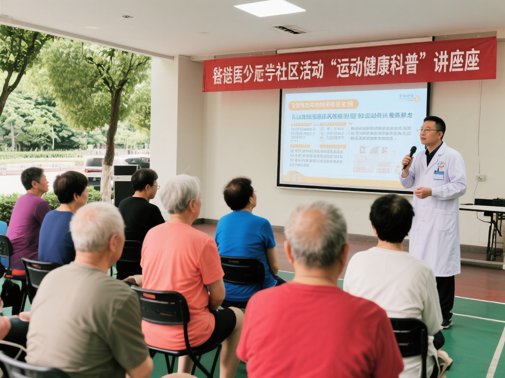 例如，不少社区积极开展“运动健康科普”讲
