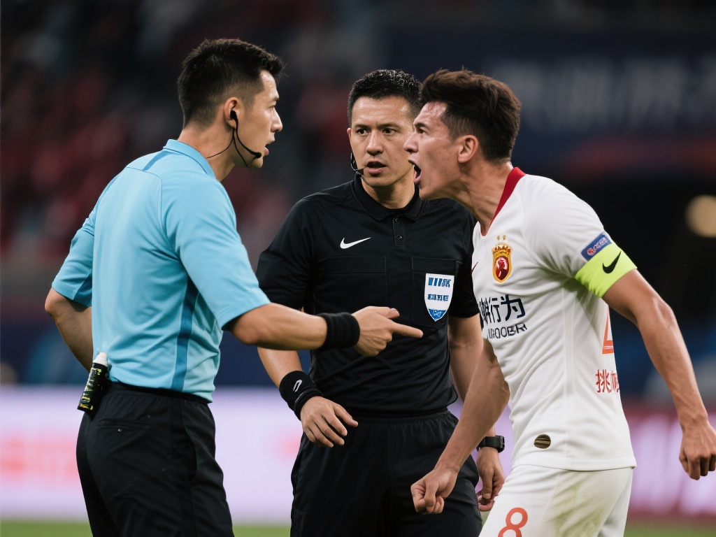 此外，裁判员作为足球规则的执行者，面临巨